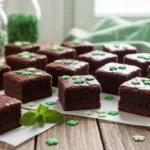 24 Fudgy St. Patrick’s Day Brownies With a Festive Twist