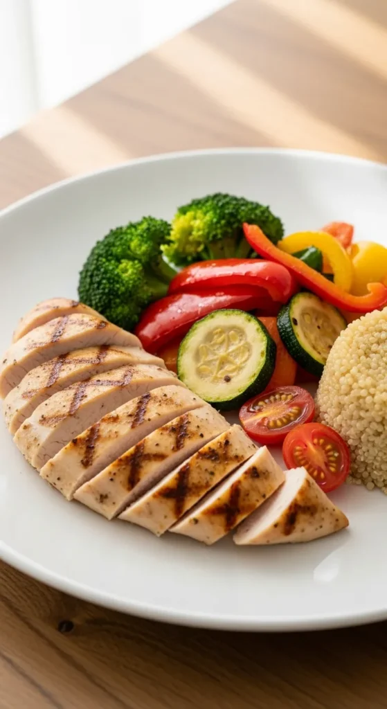 Add a Quarter Plate of Lean Protein