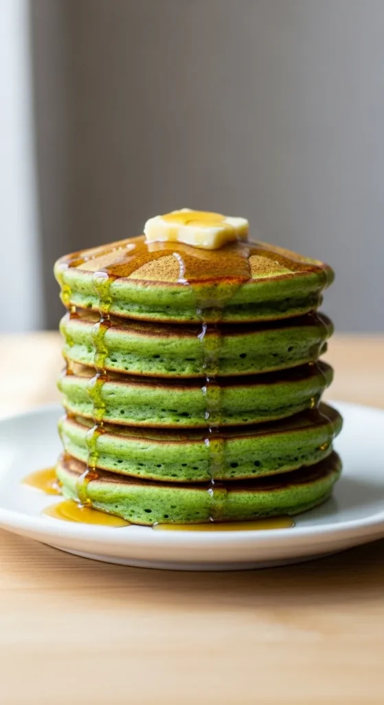 Almond Flour Green Pancakes