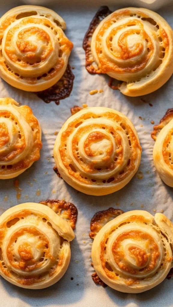 Baked Cheese Pinwheels