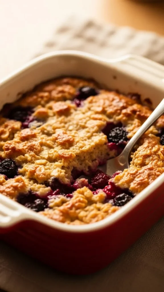 Baked Oatmeal Made for Two