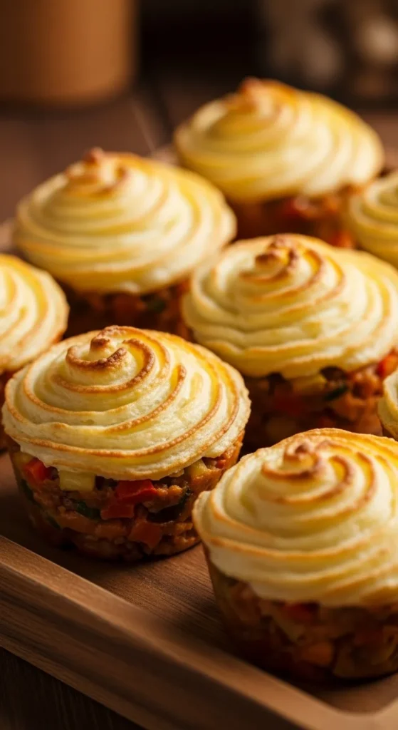 Baked Shepherd’s-Style Casserole Cups