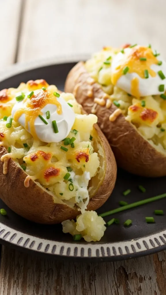 Baked Stuffed Potatoes