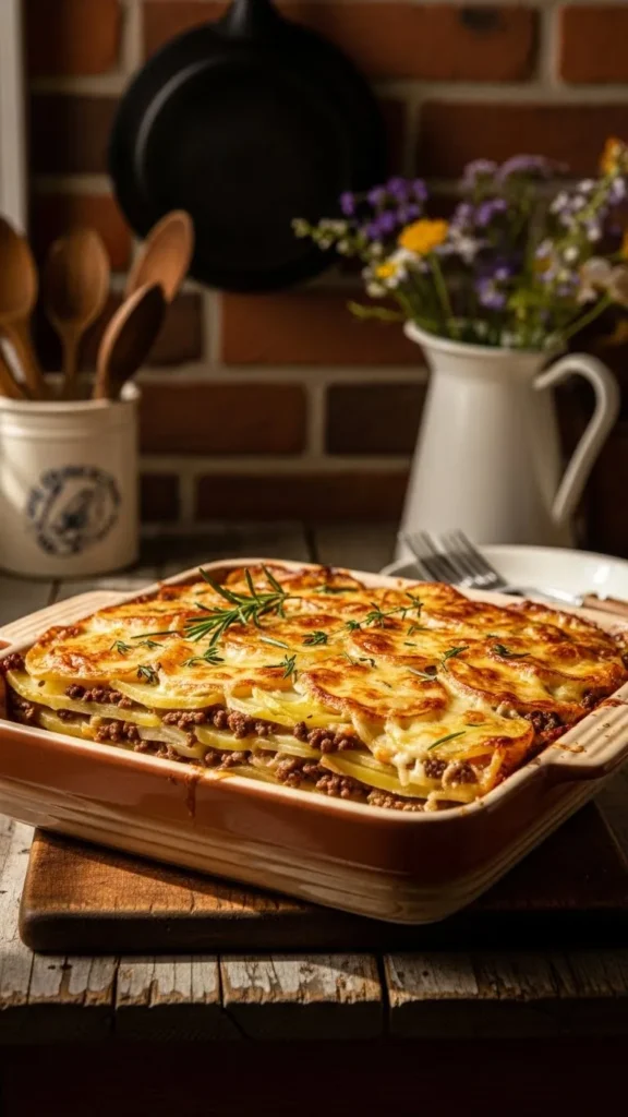 Beef and Potato Casserole
