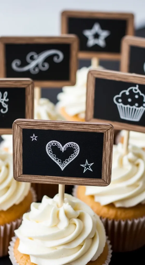 Chalkboard-Style Cutout Shapes