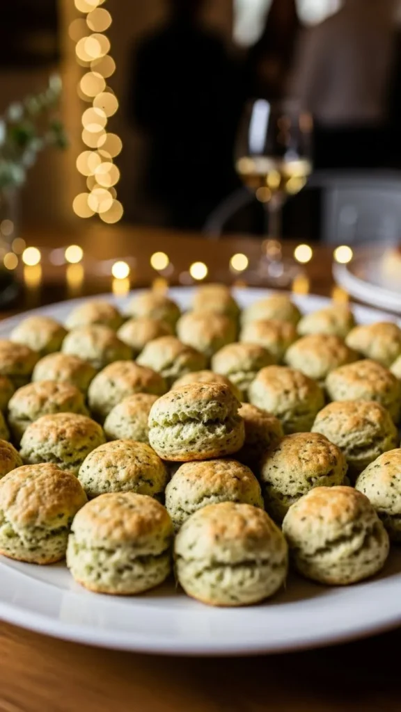 Cheddar and Herb Biscuit Bites