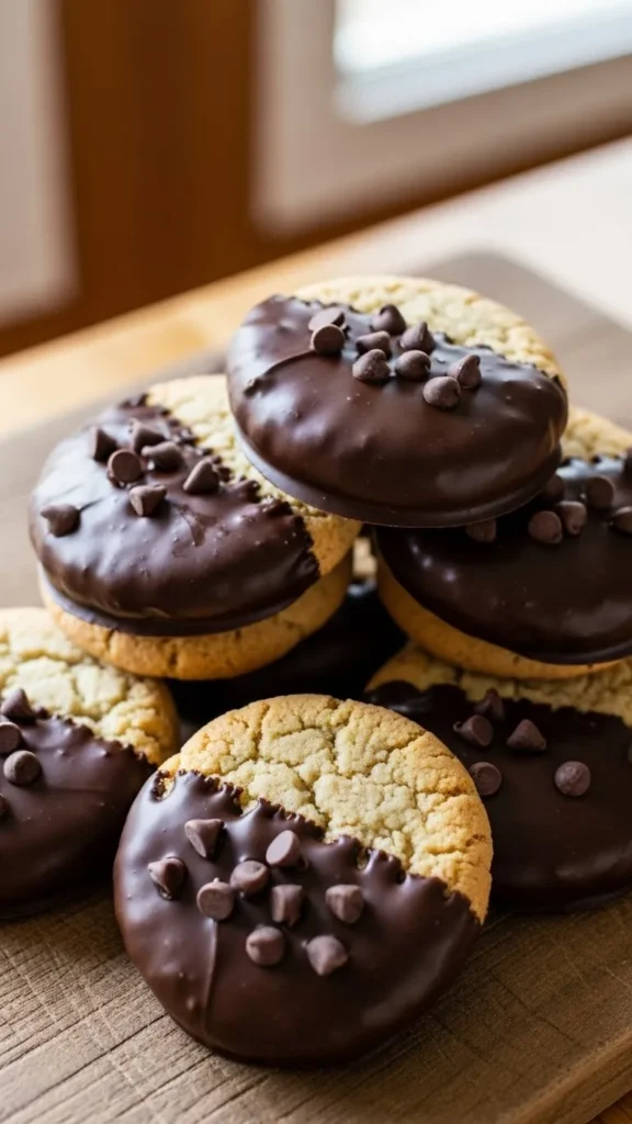 Chocolate-Dipped Cookies