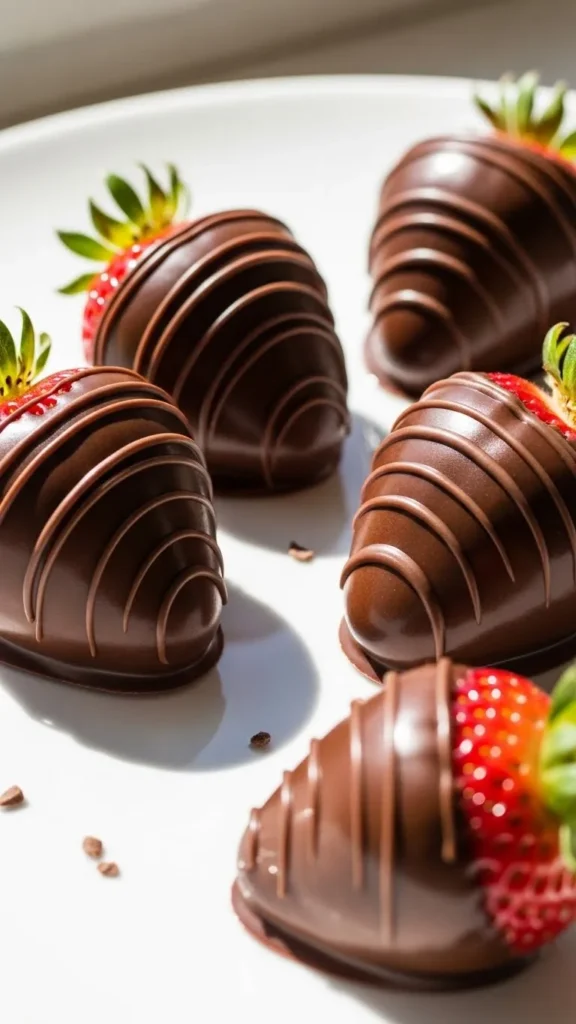Chocolate-Dipped Strawberries
