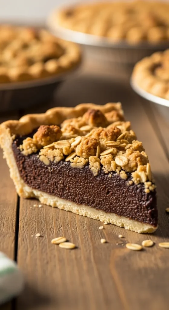Chocolate Oat Pie