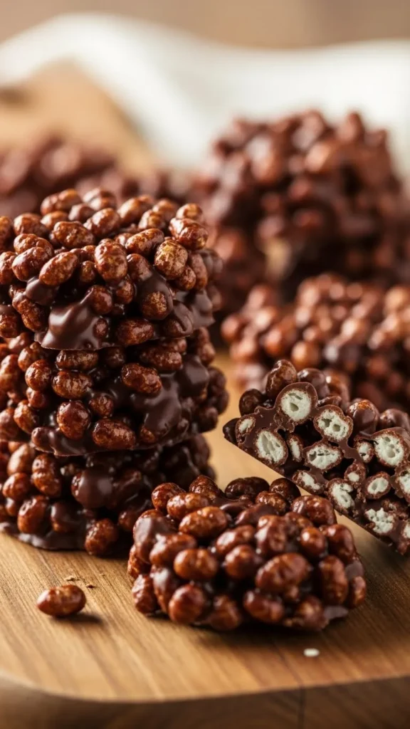Chocolate Rice Clusters