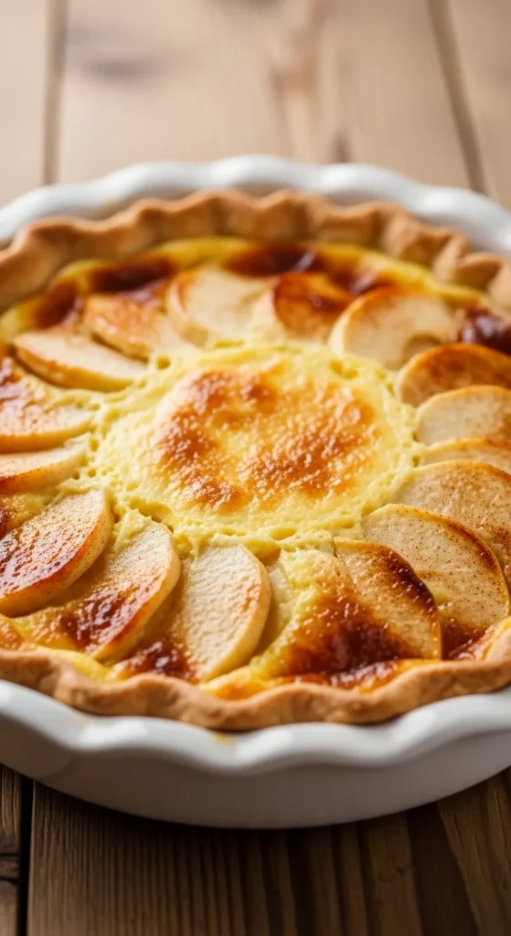  Cinnamon Apple Custard Pie
