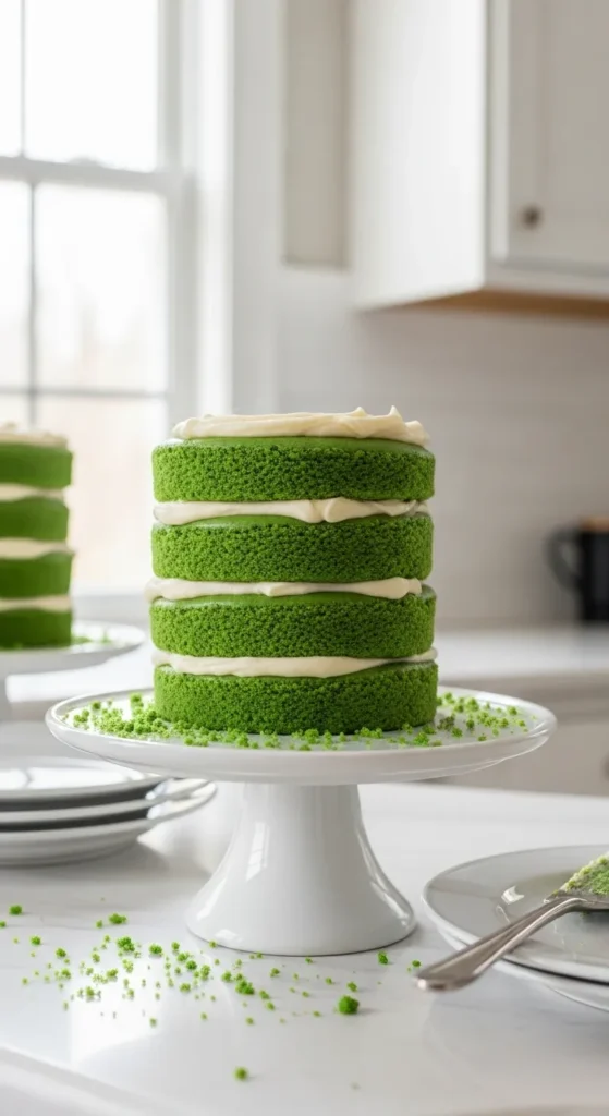 Classic Green Velvet Layer Cake
