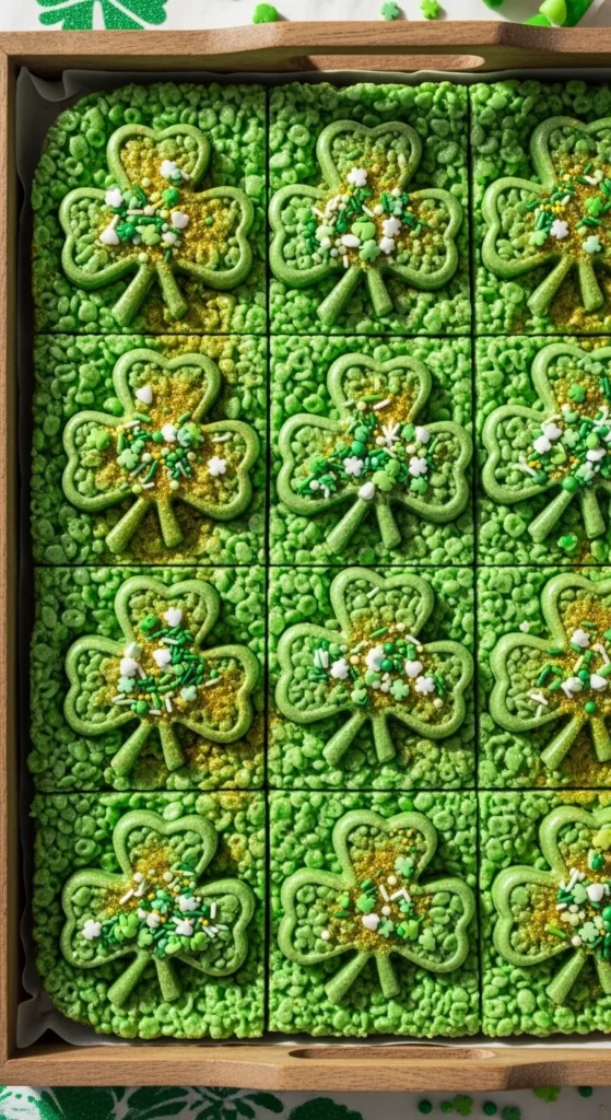 Clover Patch Tray Bake