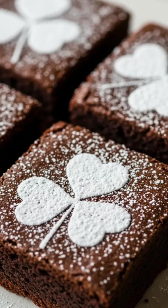 Clover Sugar Dust Brownies