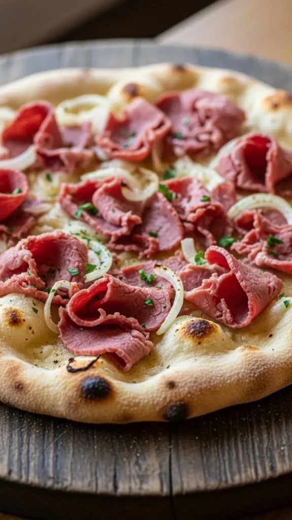 Corned Beef Flatbread Topping