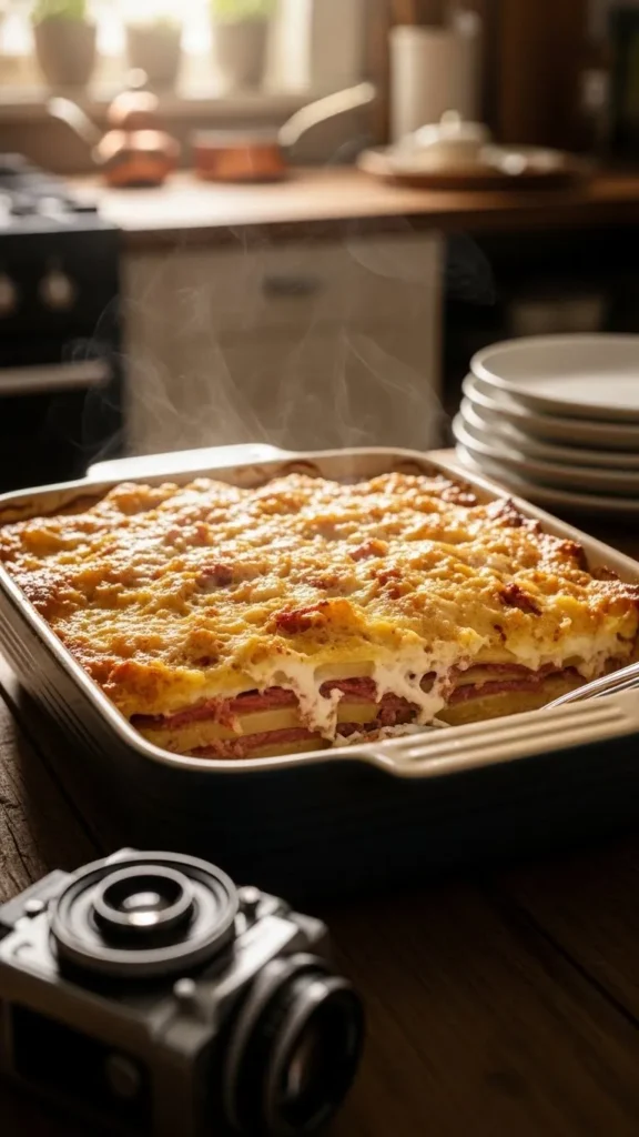 Corned Beef Potato Bake
