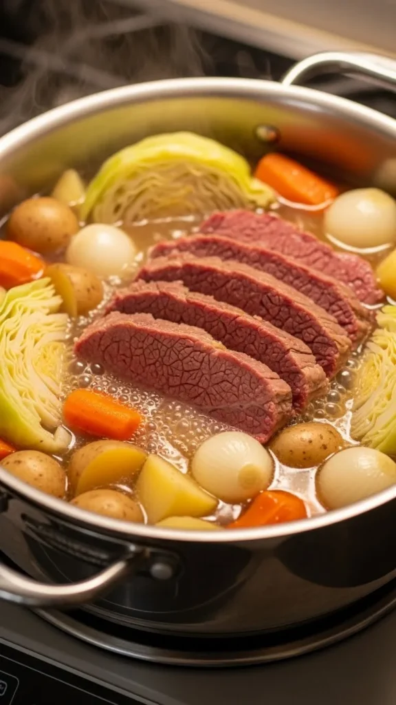  Corned Beef Veggie Stir Plate