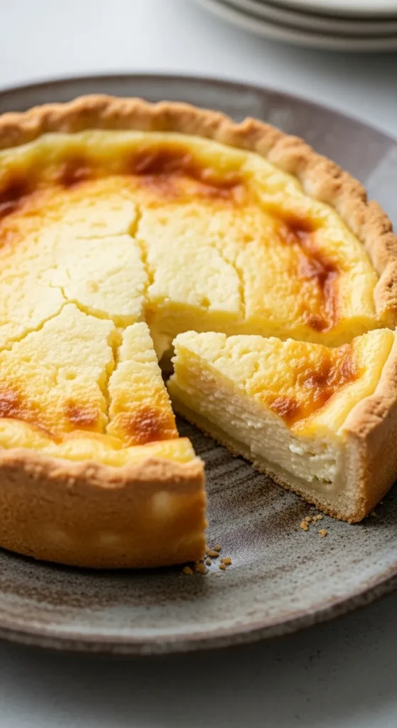 Cottage Cheese Custard Pie
