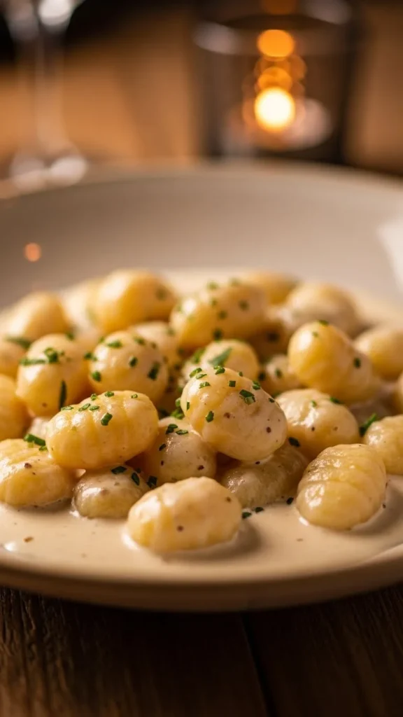 Creamy Gnocchi with Spinach