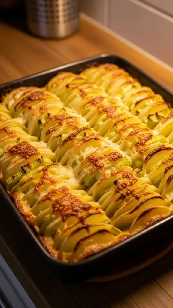 Creamy Leek and Potato Bake