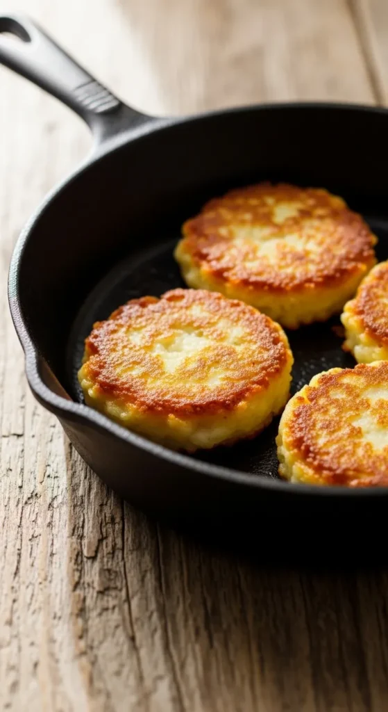 Crispy Pan-Fried Potato Cakes