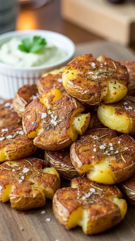Crispy Potato Smash Bites