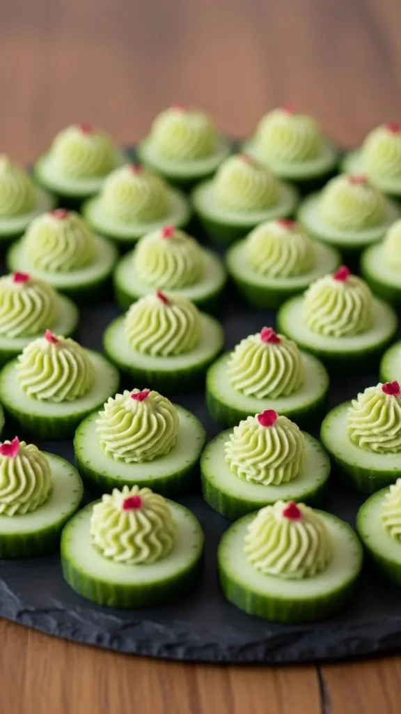 Cucumber Round Appetizers