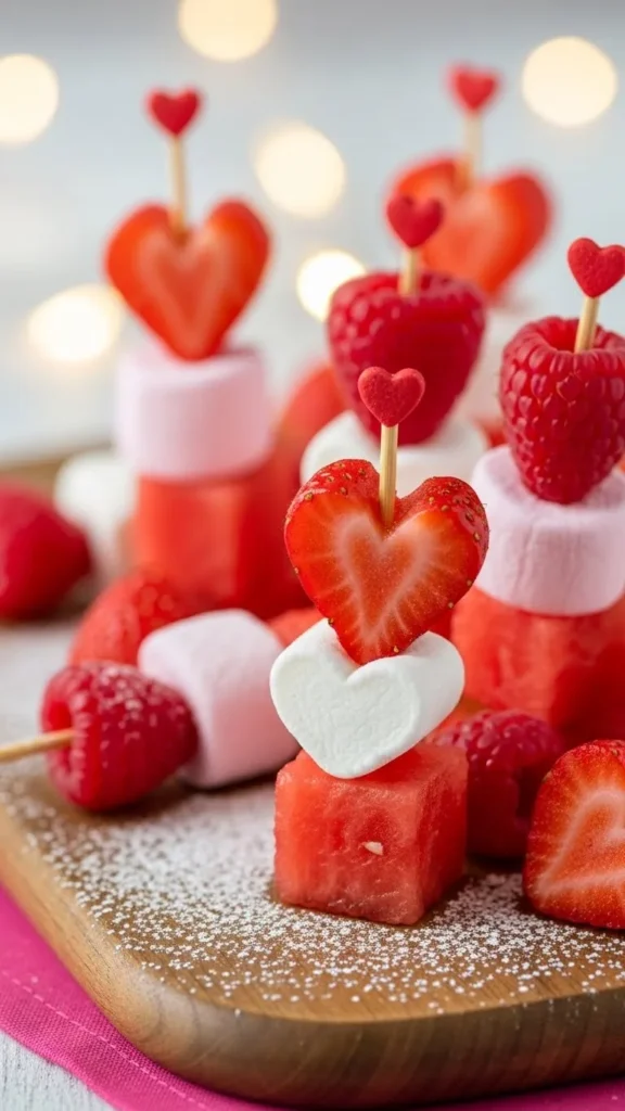 Cupid’s Fruit Skewers