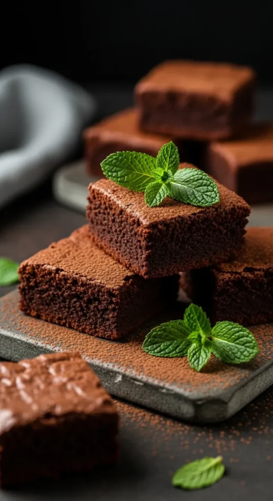  Dark Chocolate Mint Brownies