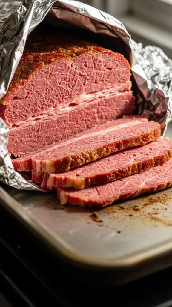 Foil-Wrapped Baked Corned Beef