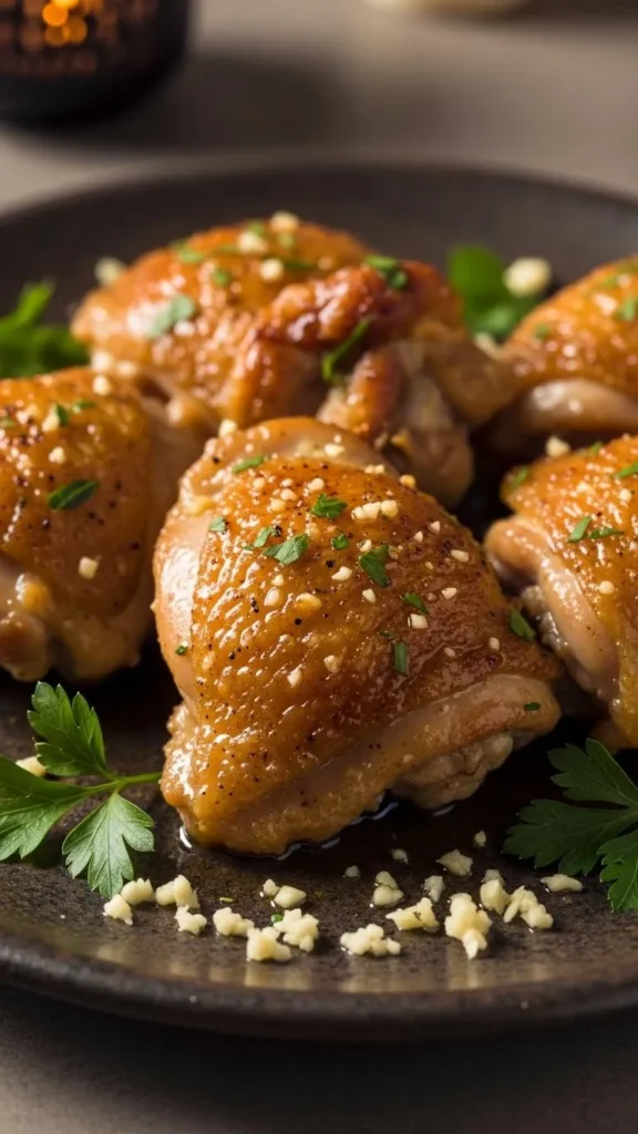 Garlic Butter Chicken Thighs