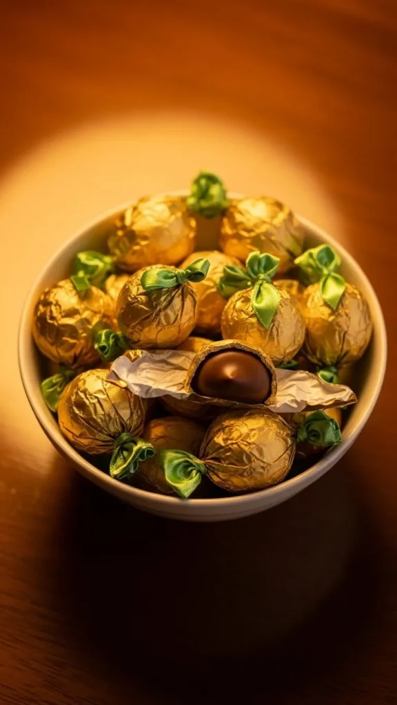 Gold-Wrapped Candy Mix