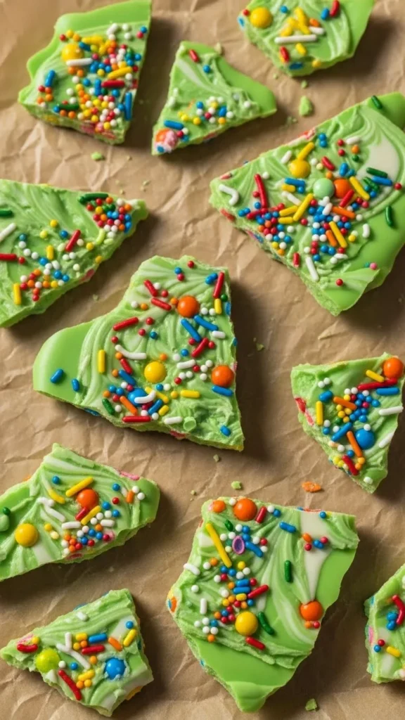 Green Candy Bark