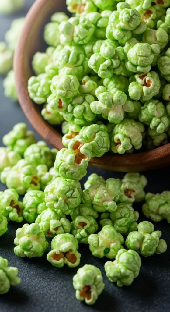 Green Candy Popcorn Mix