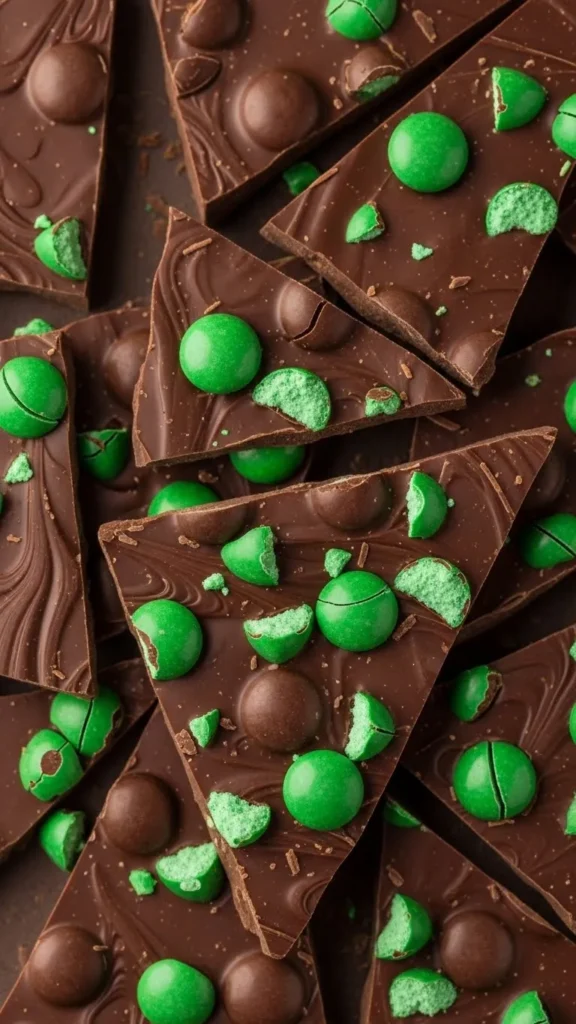 Green Chocolate Bark