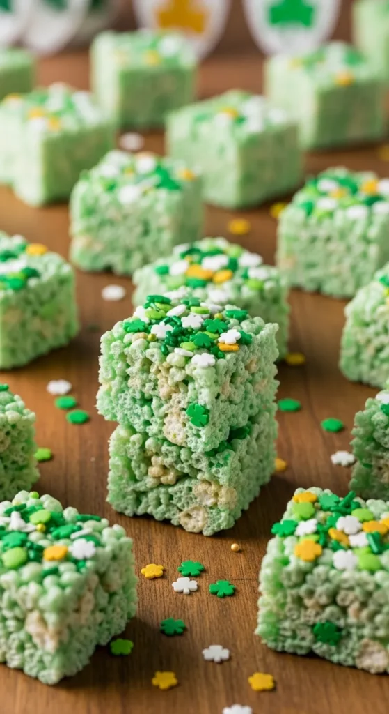 Green Confetti Treats
