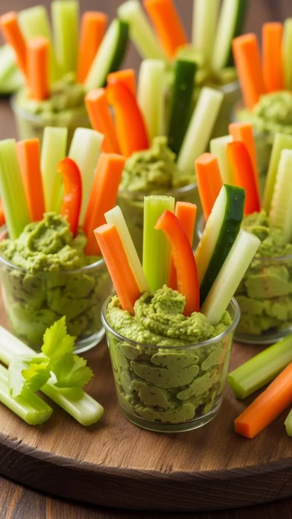 Green Hummus Cups