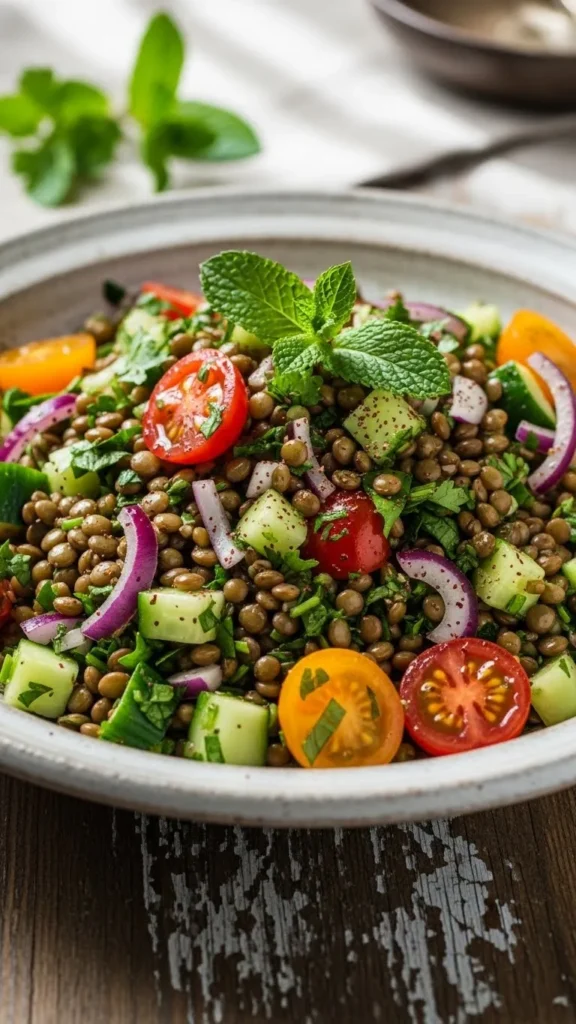 Green Lentil Salad