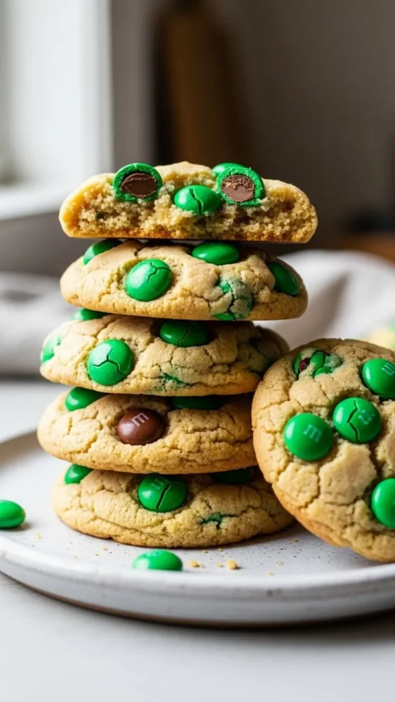 Green M&M Cookies