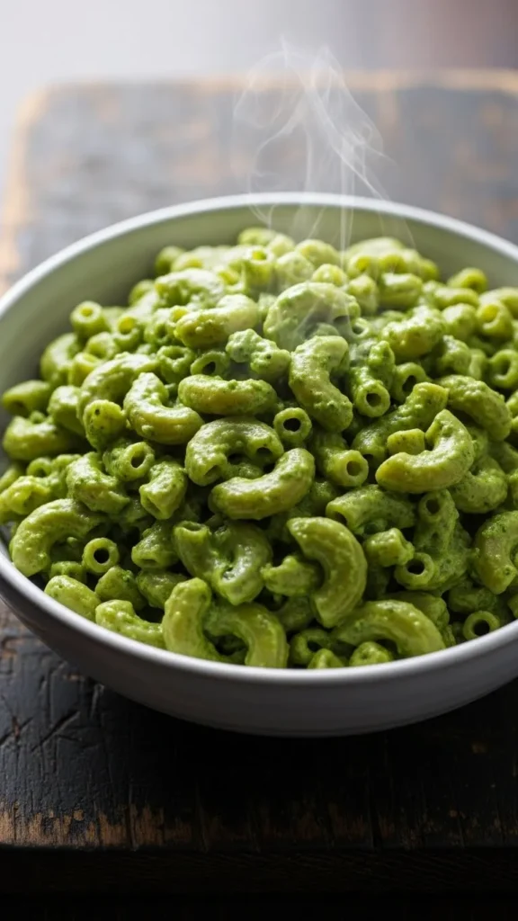 Green Mac and Cheese