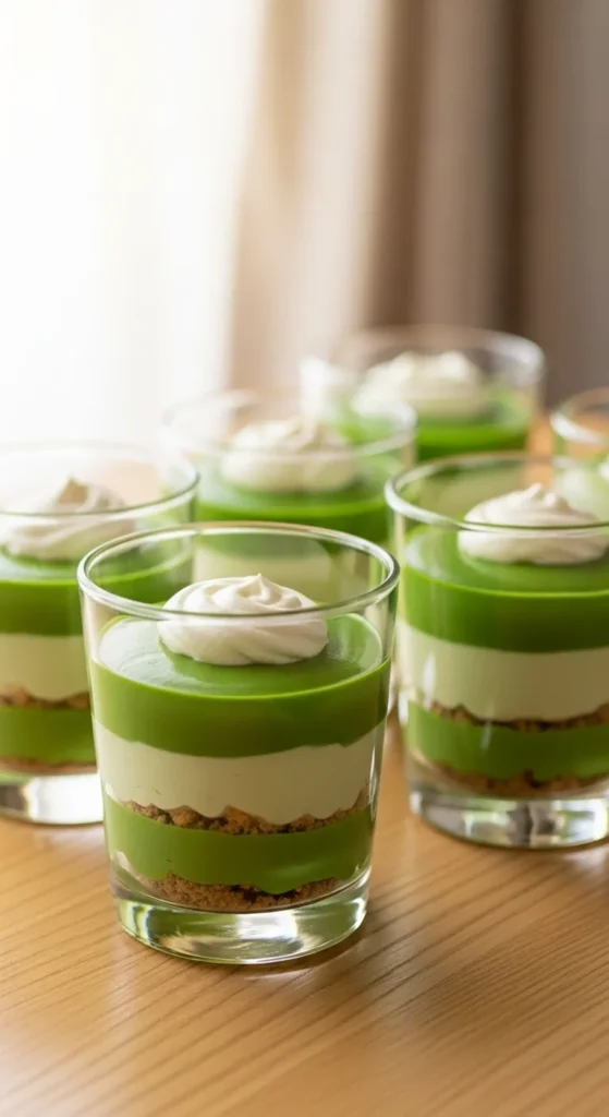 Green Pudding Parfaits