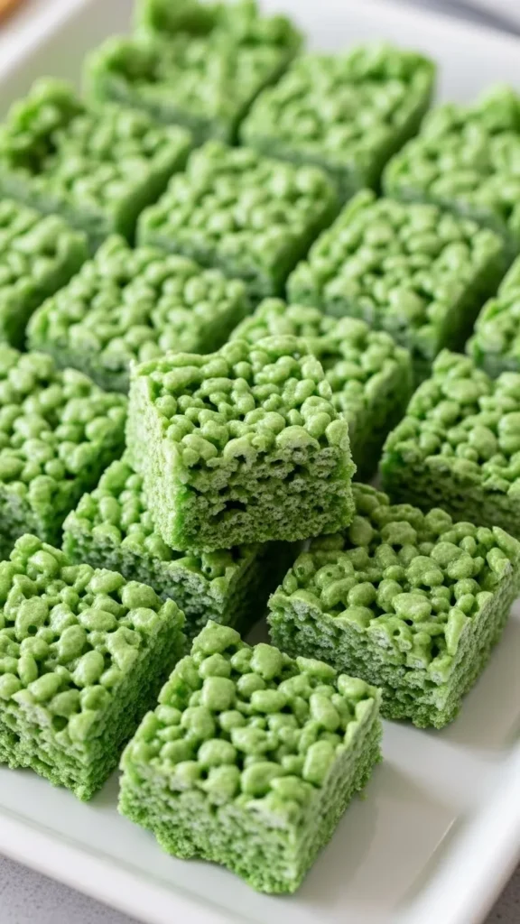Green Rice Treats