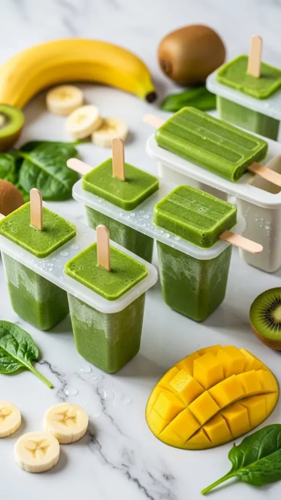 Green Smoothie Popsicles