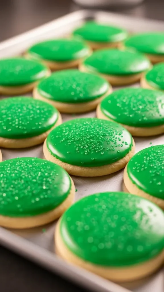 Green Sugar Cookies