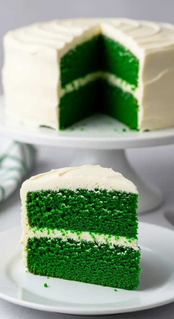 Green Velvet Cake