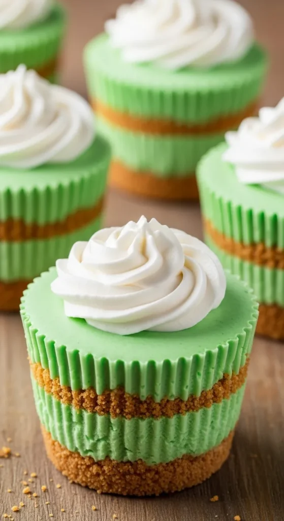 Green Velvet Cheesecake Cups