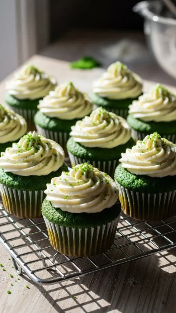Green Velvet Cupcakes