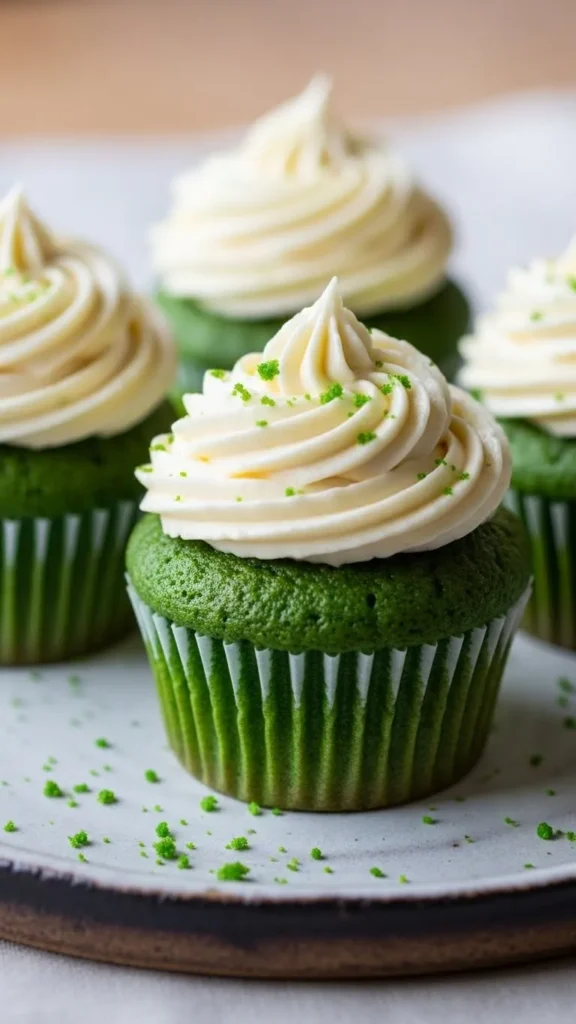 Green Velvet Cupcakes