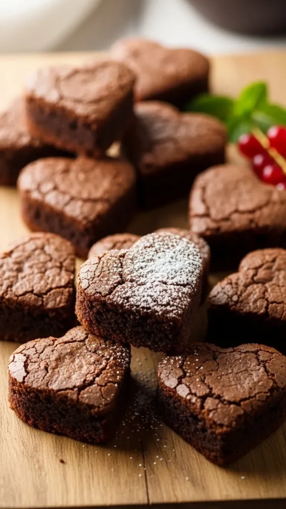 Heart Brownie Bites