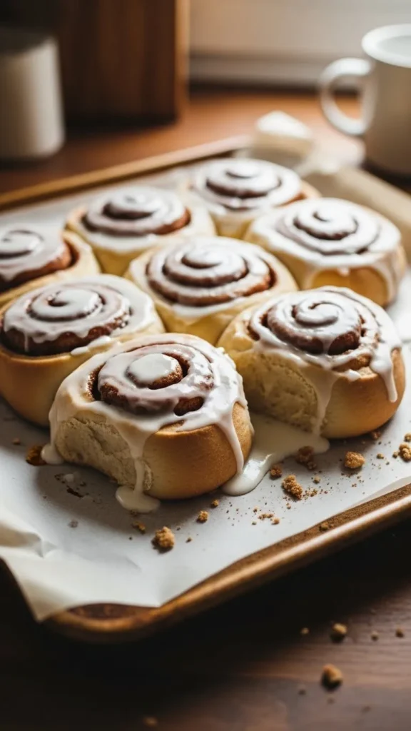 Heart Cinnamon Rolls